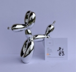 Jeff Koons (after) Balloon Dog in silver