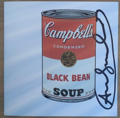 Andy Warhol - Carte de soupe Campbell dAndy Warhol