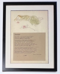 Guillaume Corneille - Constantia, 1948. Tekening ter illustratie van het gedicht van de Nederlandse dichter Han G. Hoekstra