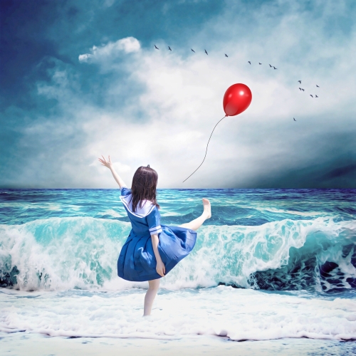 MR Strange Gitard - The Girl in Blue