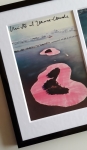 Christo Javacheff - Surrounded Islands - cartes d'art + pice de tissu - sign