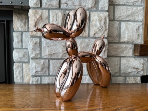 Jeff  Koons (after) - Balloon Dog ROSE GOLD