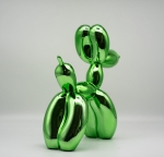 Jeff  Koons (after) - Chien ballon verte