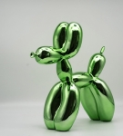 Jeff  Koons (after) - Chien ballon verte