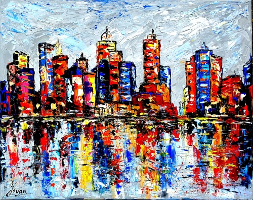 Jovan  Srijemac - Abstract colors of Manhattan