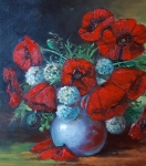 Denis Mihai - Red flowers