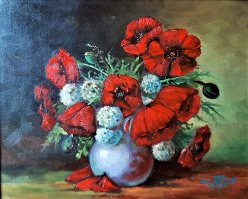 Denis Mihai - Red flowers