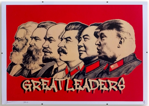 DEATH NYC  - Great Leaders  Screenprint AP