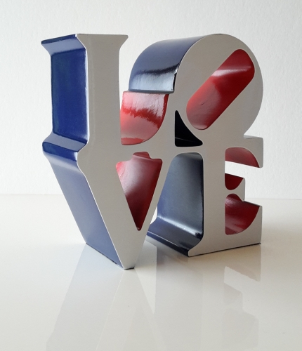 Robert Indiana (after) - LOVE  Bleu, Rouge et Blanc