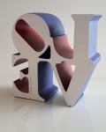 Robert Indiana (after) - LOVE  Bleu, Rouge et Blanc