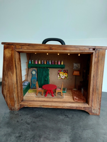 Andr De Boeck - Item N 7 - Miniatuur creatie: Woonkamer