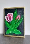 Item N 8 - Schilderwerk met bloemen