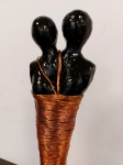 Rita  Jansegers - Item N 21 - Beeld uit klei, in brons gekleurd