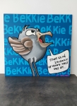 Item N° 27 - Acrylschilderij BEKKIE