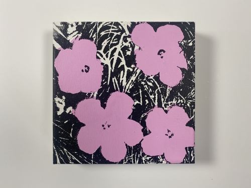 Andy Warhol - Fleurs sur toile