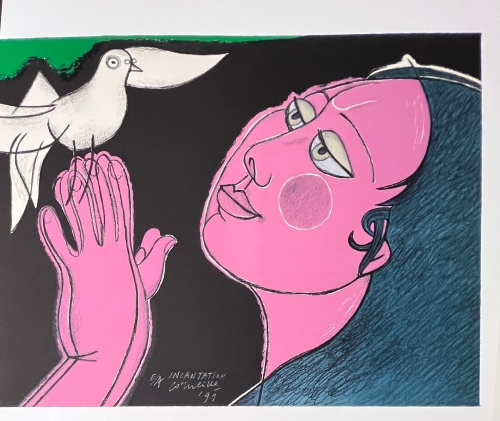 Guillaume Corneille - Litho gesigneerd 