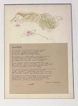 Guillaume Corneille - Constantia, 1948. Dessin illustrant le pome du pote Nerlandais Han G. Hoekstra