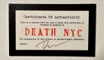 DEATH NYC  - Death NYC - origineel werk - 2 dollarbiljetten