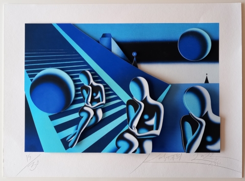 Mark Kostabi - Radical Blue