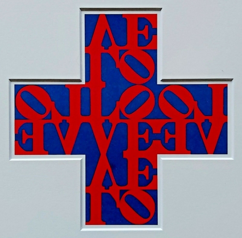 Robert Indiana - LIEFDE KRUIS