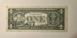 DEATH NYC  - Death NYC - origineel werk - 2 dollarbiljetten
