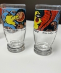 Set van 10 glazen : "Hommage à Van Gogh " 1990