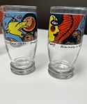 Lot de 10 verres : "Hommage  Van Gogh " 1990