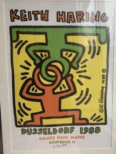 Keith Haring (after) - Keith Haring gesigneerde poster