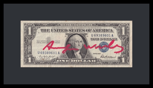 Andy Warhol - Billet de 1 dollar sign