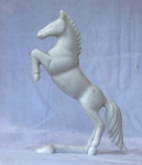 Jean-Michel GARINO - Marbre de Carrare - Cheval