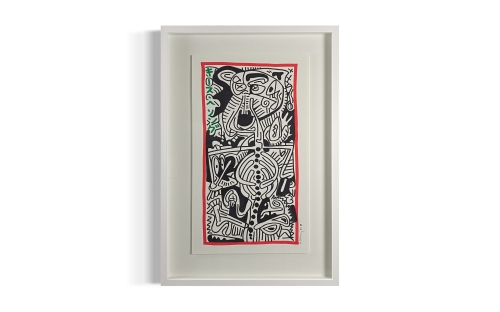 Keith Haring (after) - Tekening