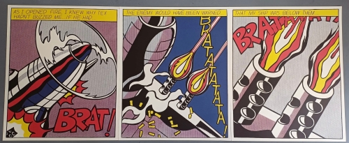 Roy Lichtenstein - Alors que j'ouvrais le feu