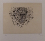 Andr Masson - Torrential Self-Portrait 1945