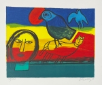 Guillaume Corneille - Ondertekend; Summer Reveries Lithografie