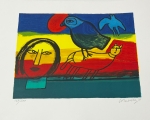 Guillaume Corneille - Ondertekend; Summer Reveries Lithografie