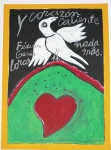 Gesigneerde litho Tribute to Garcia Lorca "Y Corazon caliente nada mas"