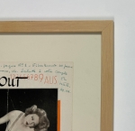 Marcel Marien - Lettre originale sur coupure de magazine