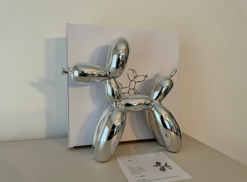 Jeff  Koons (after) - Jeff Koons Balloon Dog SILVER