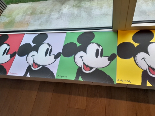 (After) Andy Warhol - Andy Wharhol, Mickey Mouse reeks van 5