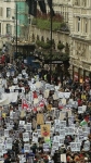 Banksy (attributed)  - Cardboard 'Yellow Chopper Wrong War' Anti Iraq War London Demonstration 2003 (#0486)