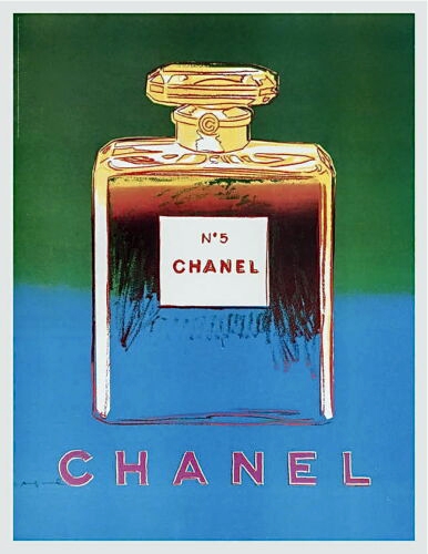 Andy Warhol - Andy Warhol Chanel N5 Parfumposter Parfum op linnen 55x70cm (#0653)