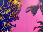 Andy Warhol - ​Andy Warhol Goethe Srigraphie Rose Grande - 98x97cm - (#0541)​