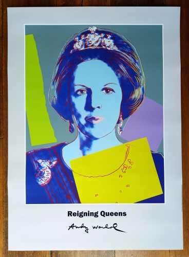 Andy Warhol - Andy Warhol Portfolio Posterprint Foursome 'Reigning Queens (Beatrix)' 1986 (#0427)