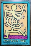 Keith Haring  - Keith Haring (Attributed) 5 Canvas Posters 1988 (#0326)