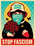 Shepard Fairey - Shepard Fairey Obey 'American Rage' gigantische poster ondertekend met COA (#0335)