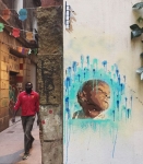 David Akore - Akore 'Smiles From Africa' MixedMedia sign avec COA (#0462)