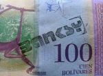 Banksy (attributed)  - Banksy (attribu) Dismaland Banknote 100 Bolivariana 2015 avec COA (#0603)