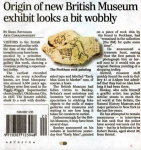 Banksy  - Banksy Peckham Rock Wooden Postcard British Museum (#0516)