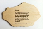 Banksy  - Banksy Peckham Rock Houten ansichtkaart British Museum (#0516)