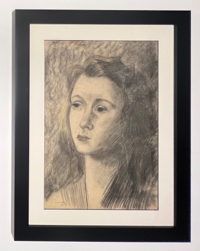 Guillaume Corneille - Portrait au pastel de 1946